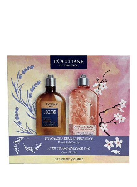 L'Occitane L'Occitan & Kirschblüte Duschgel Duo Set Geschenkbox