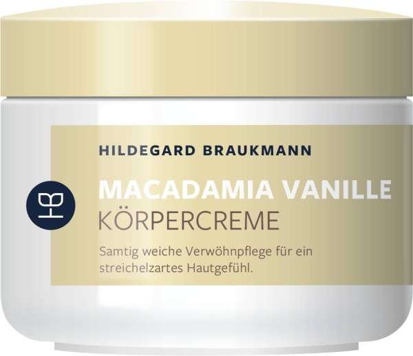 Hildegard Braukmann Macadamia Vanille Körpercreme Limitierte Körperpflege