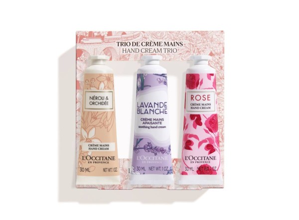 L'Occitane Blumiges Handcreme Trio Set Geschenkpackung